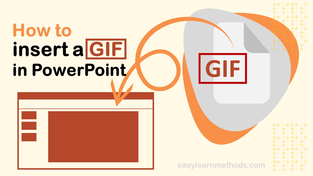 how to insert a gif in powerpoint